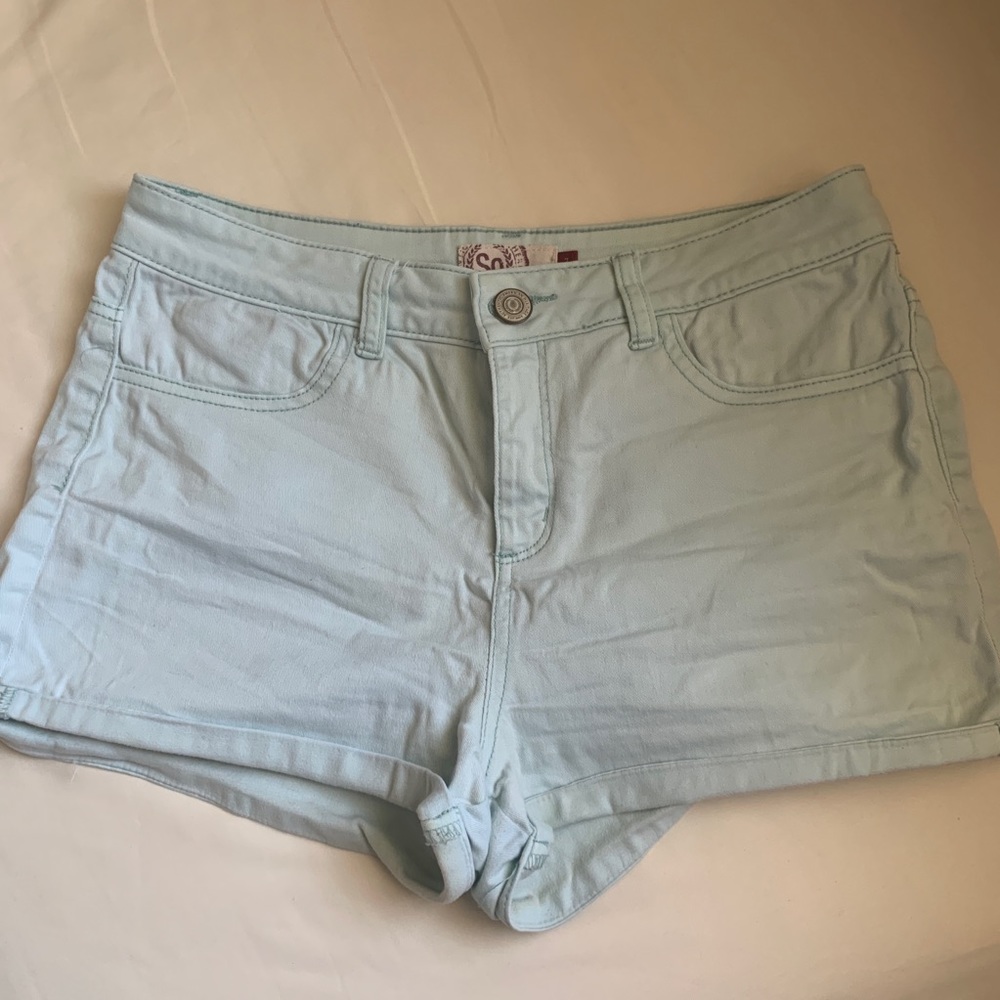 Mint high waisted shorts